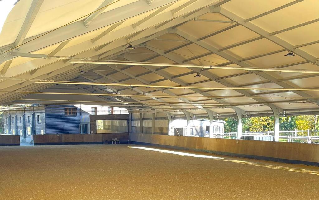Manège couvert, vue intérieure